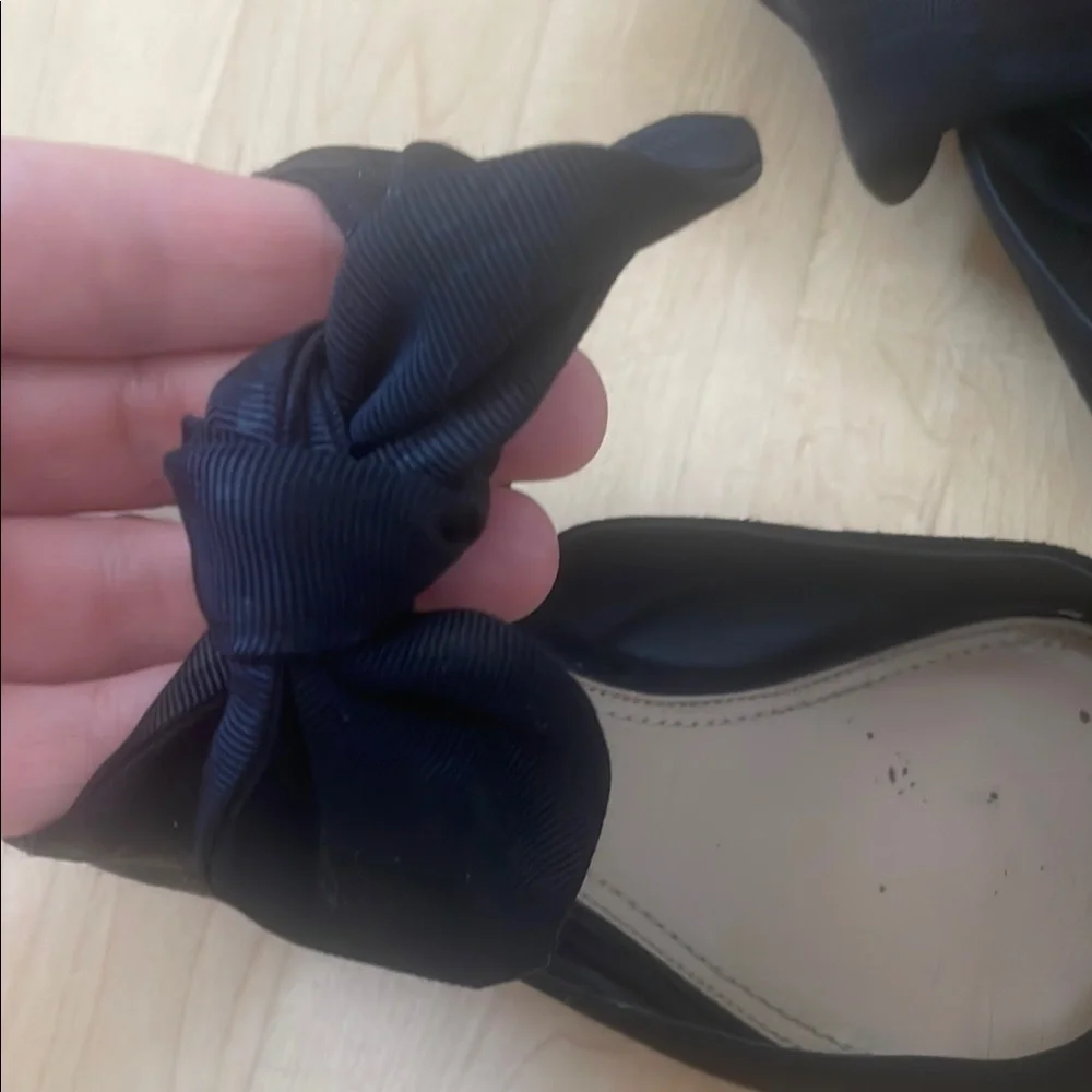 The Row Black Heels with Bow Detail - Picture 6 of 7